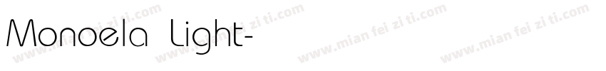 Monoela Light字体转换